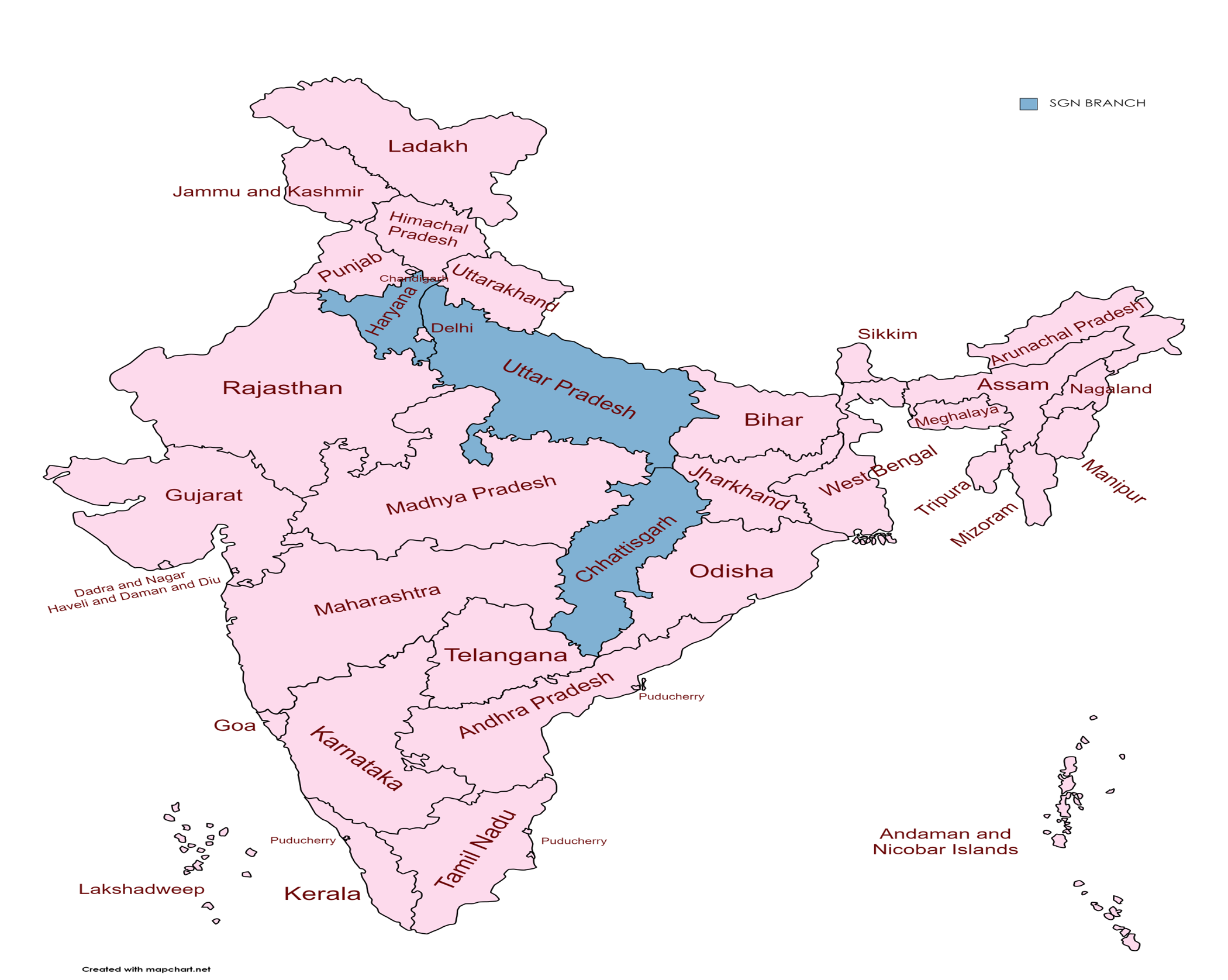 SGN Branch Presence